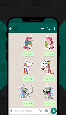 Unicorn Stickers for WhatsApp (WAStickerApps)のおすすめ画像5