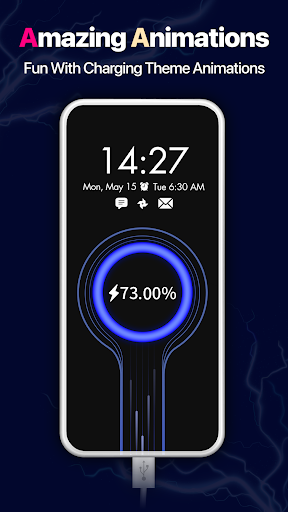 Screenshot Battery Charging Animation App