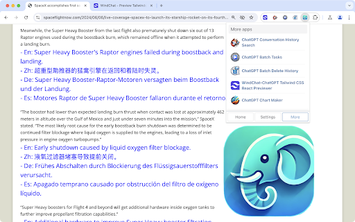 Immersive AI: ChatGPT Immersive translate summary rewrite language learning Preview 3