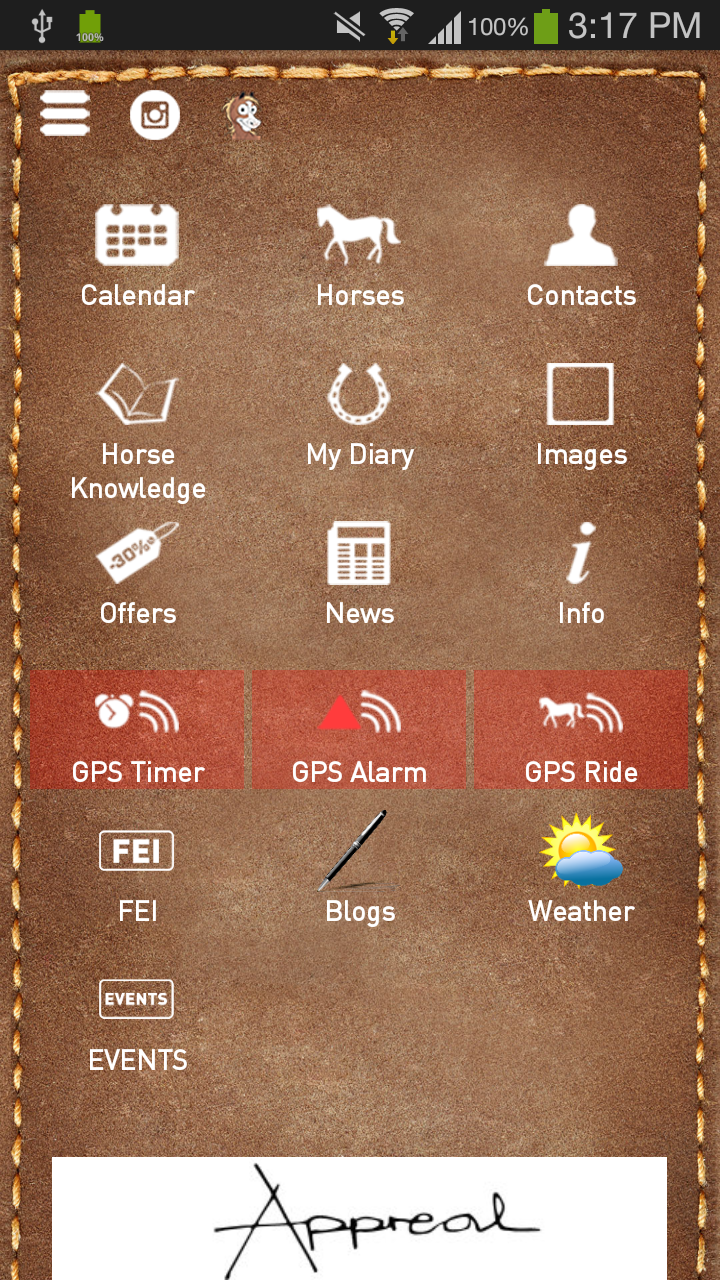 The Horseapp Screen 2