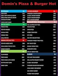 Domin's Pizza & Burger Hot menu 2