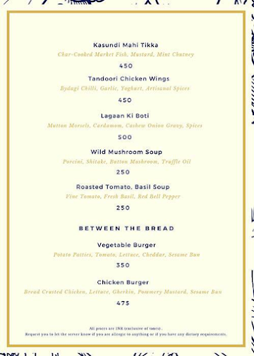 The Verandah - Holiday Inn Express & Suites menu 