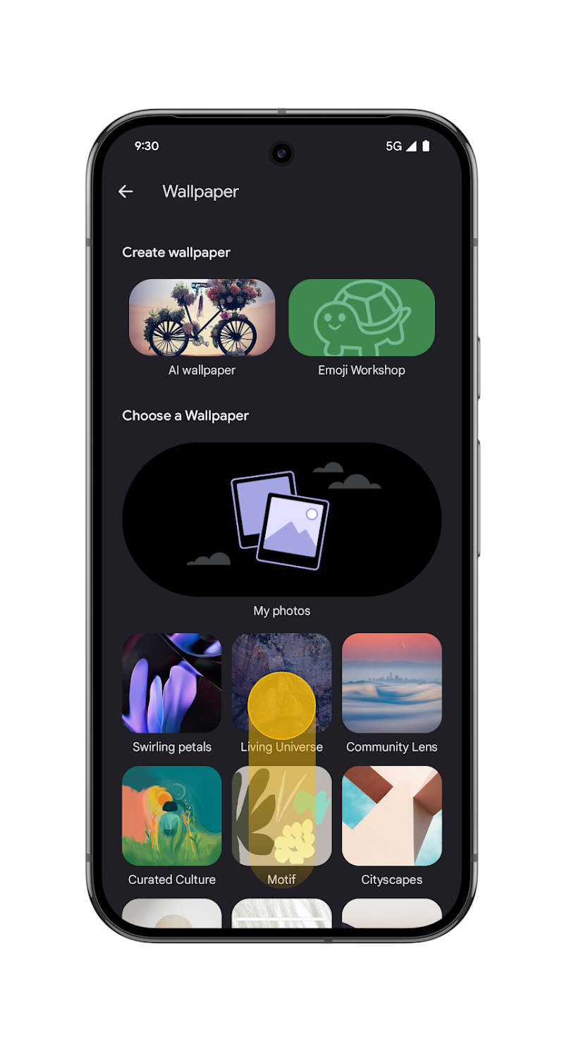 Create custom wallpapers Step 3