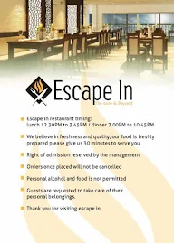 Escape In menu 2