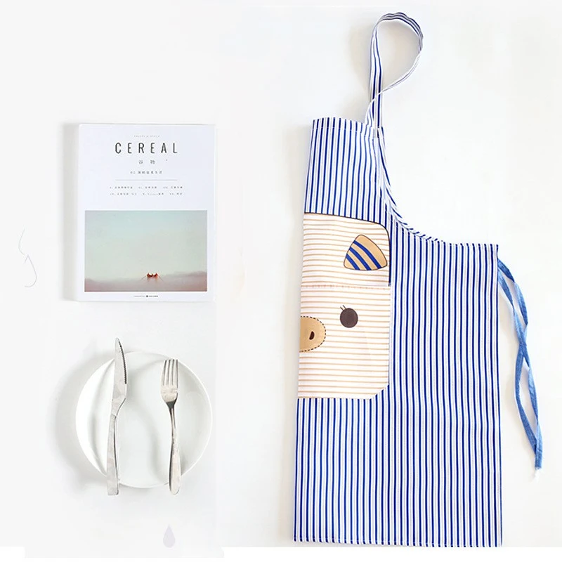 Title 1, Cartoon Pig Sleeveless Apron Hanging Around Nec...