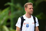 Kevin Magnussen in the paddock during previews before the F1 Grand Prix of Saudi Arabia at the Jeddah Corniche Circuit on March 24.