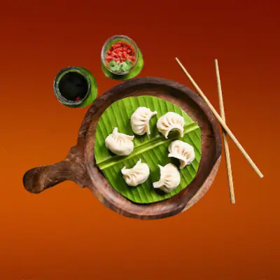 Steamed Chicken Cheese Momo [7pcs]