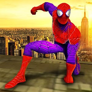 Super Spider Hero City Rescue Games  Icon