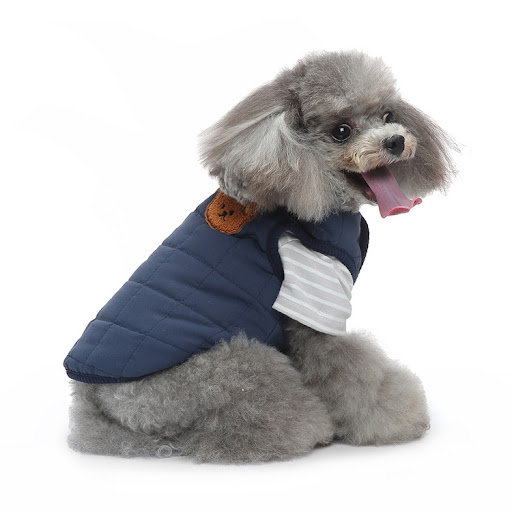 Title 3, Winter Clothing Cotton Coat Dog Clothes Chest A...
