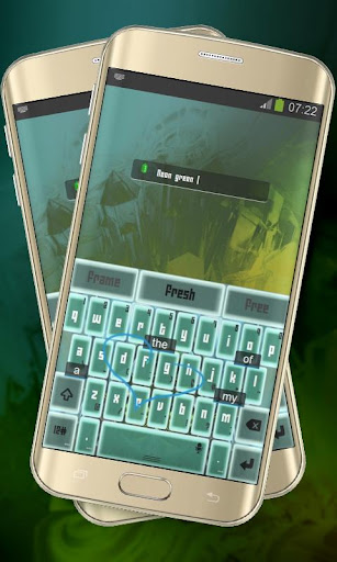 免費下載個人化APP|Neon green TouchPal app開箱文|APP開箱王