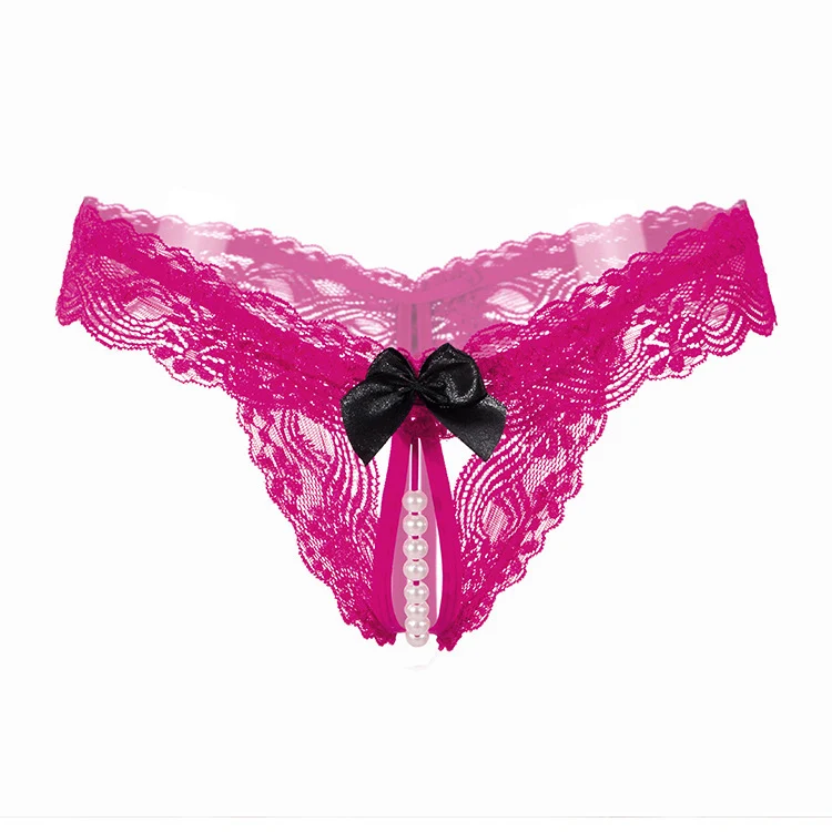 Tanga sexy con perlas de alta elasticidad para un ajuste cómodo. Disfruta de la sensualidad y comodidad con este thong diseñado para ti.