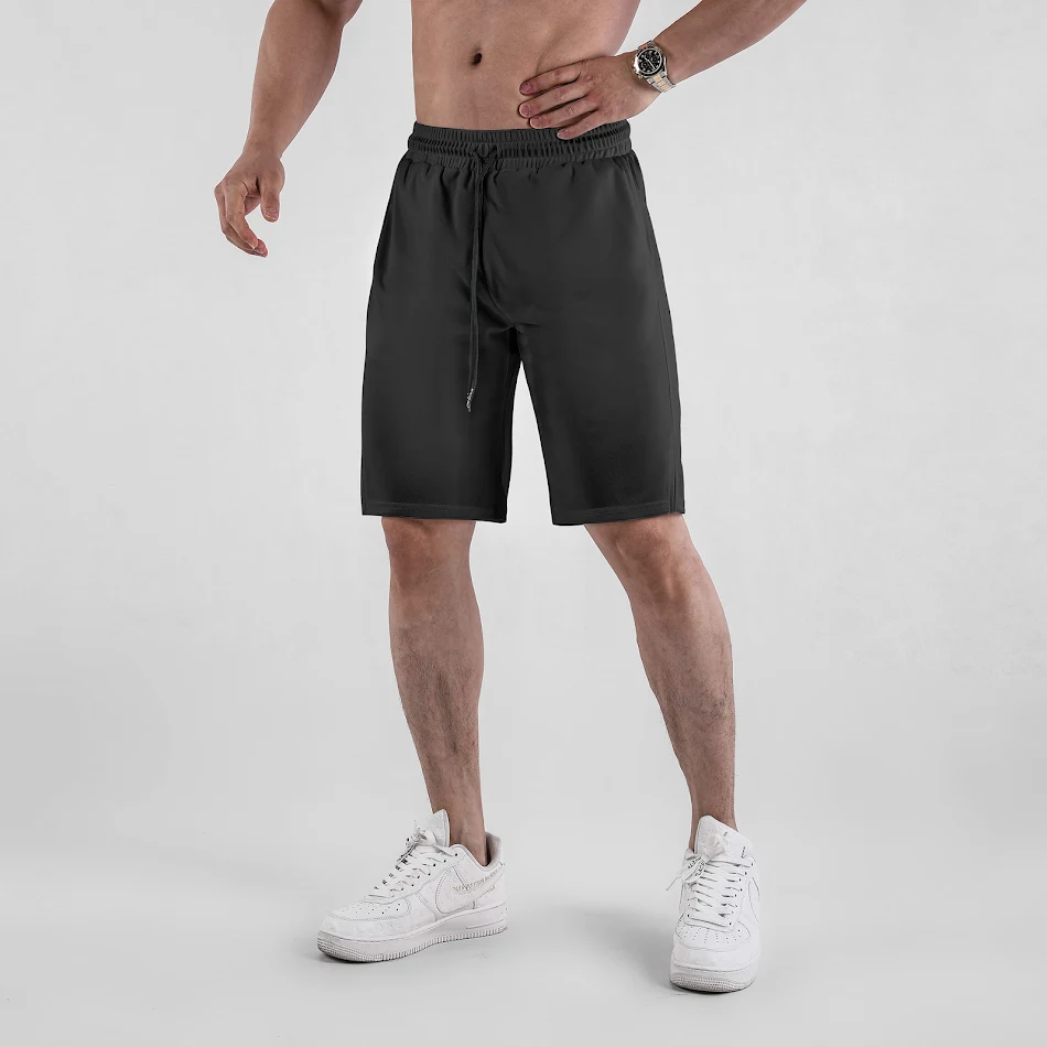 Sommer Herren Mesh Shorts Schnelltrocknend Atmungsaktiv Fitness Freizeithose Capri Weich Hautfreundlich Elastisch Sportlich.