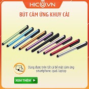 Bút Cảm Ứng - Viết Cảm Ứng Dành Cho Điện Thoại , Ipad Siêu Bền , Siêu Nét Có Khuy Cài Tiện Lợi - Màu Ngẫu Nhiên