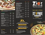 Zio's Pizza menu 1