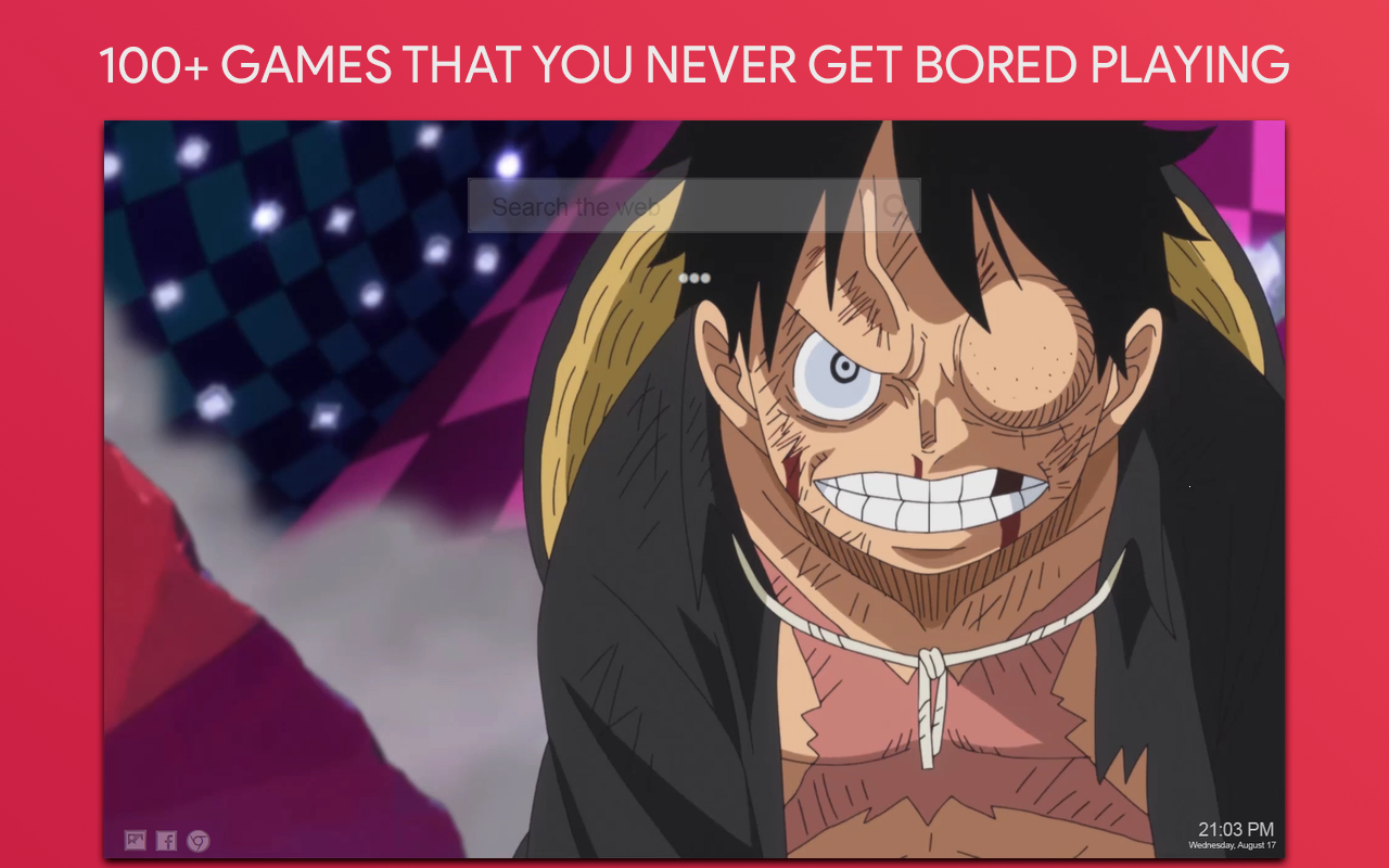 One Piece Luffy Wallpaper HD Custom New Tab Preview image 4