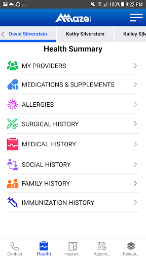 Screenshot Amaze Health