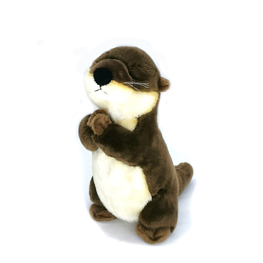 Title 1, Snuggle Up with the Otter Mascot Plush Toy. Sof...