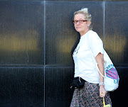 Siam Lee's mother Carmen Lee outside Durban Magistrate Court where she appeared on charges of malicious damage to property.