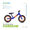 Xe Đạp Trẻ Em Thăng Bằng Goro Balance Bikes Porsch - Bánh 12 Inch (2 - 3 Tuổi/ Cao 80 - 105Cm)