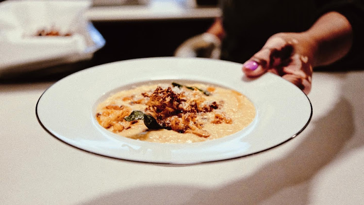 Cauliflower risotto.