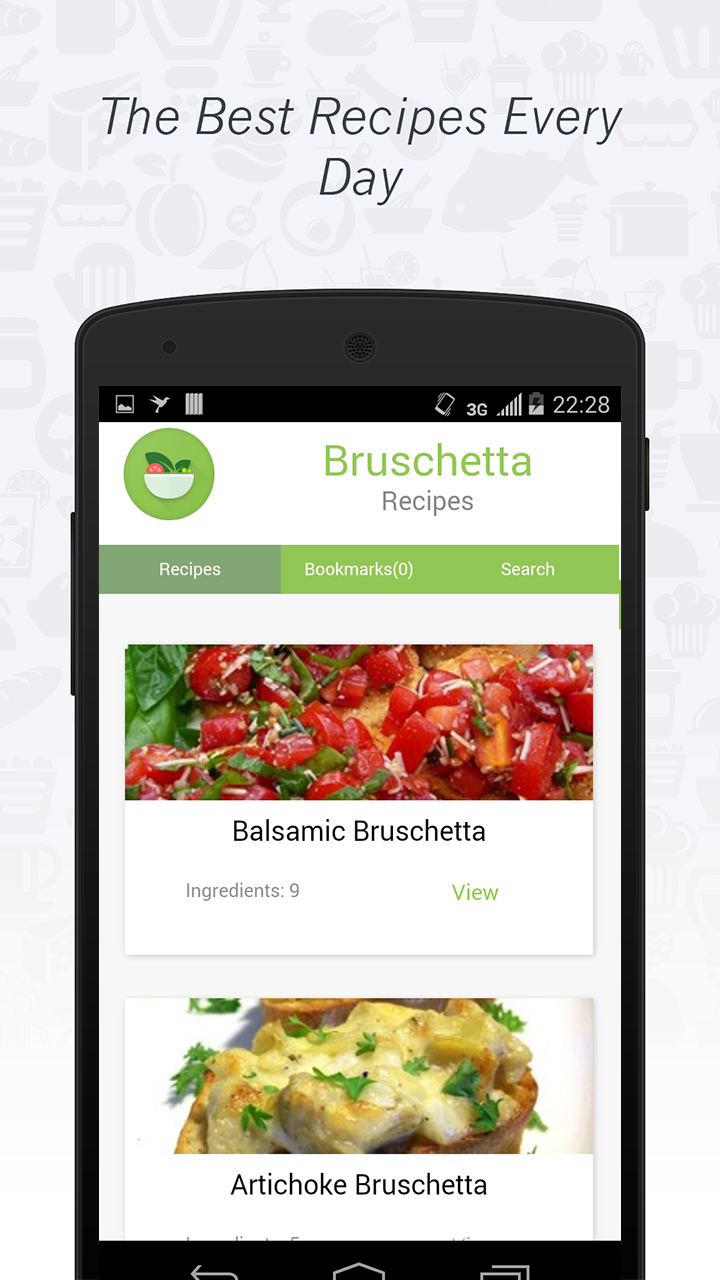 Canapes and Crostini Recipes Screen 1
