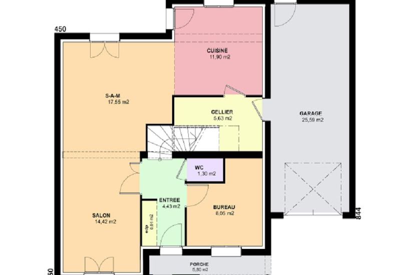  Vente Terrain + Maison - Terrain : 540m² - Maison : 129m² à Jury (57245) 