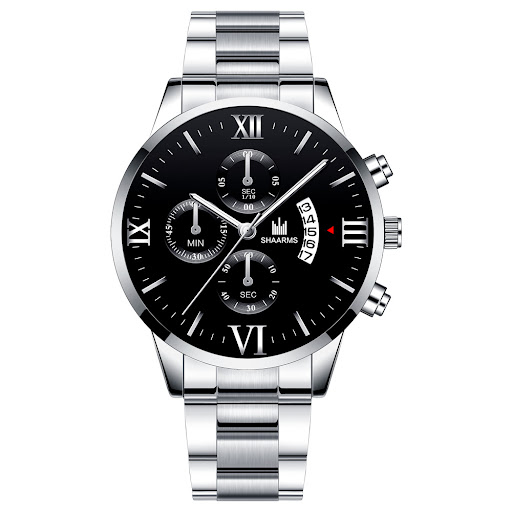 Title 12, Mens Business Steel Belt Watch Professional el...