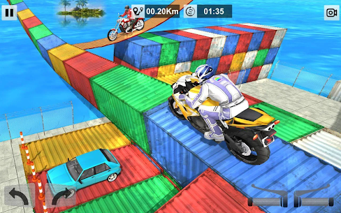 Crazy Bike Stunt Track MOD (Unlocked) 5