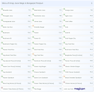 Ampy Juice Magic & Bangarpet Panipuri menu 1
