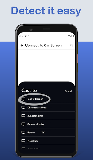 Screenshot Mirror Link Phone Car Screen