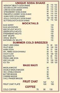 Bistro Shakes. 97 menu 2