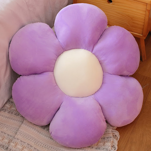 Title 5, Color Flower Pillow Sunflower Plush Cushion sof...