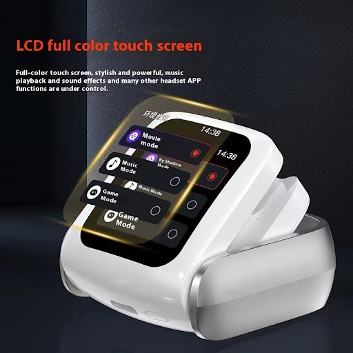 Title 2, Full Touch Screen Bluetooth Headset with Noise ...