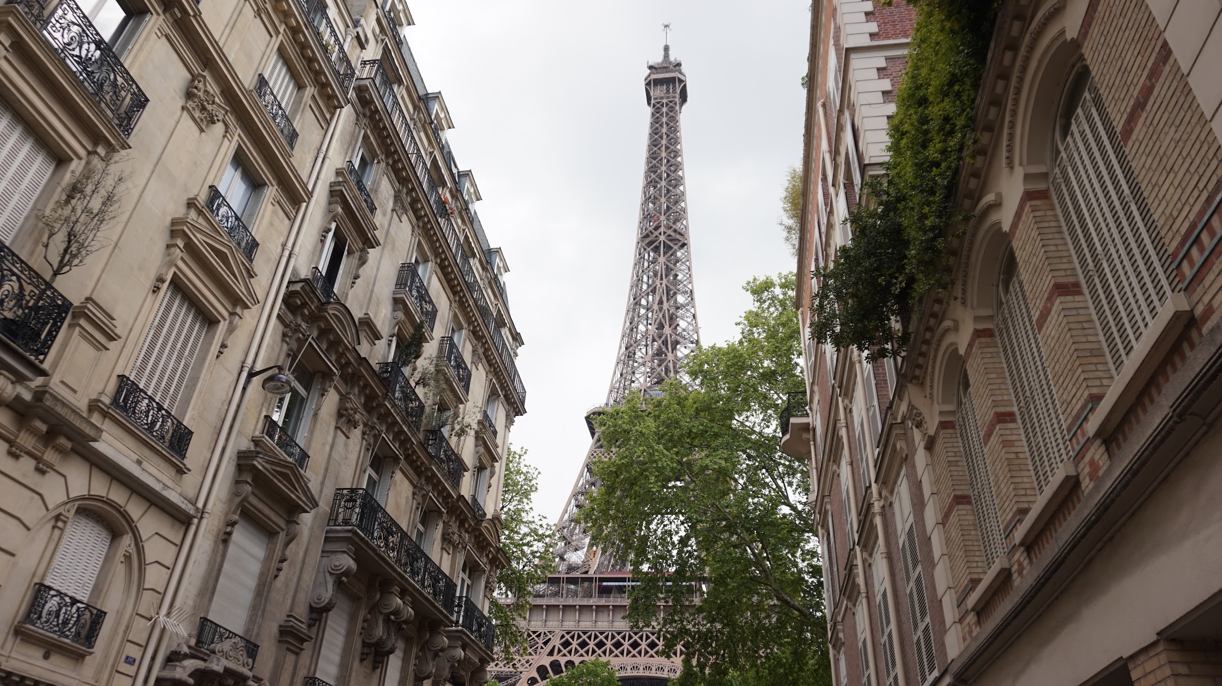 Eiffel Tower from a different angle