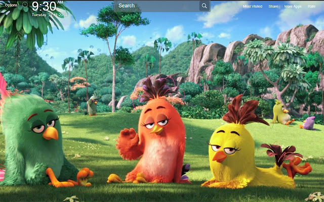 Angry Birds Movie Wallpapers Theme New Tab