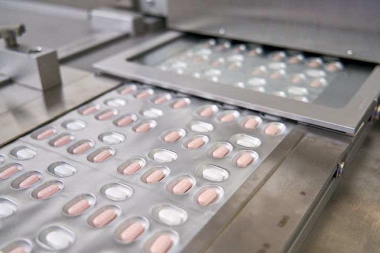 Pfizer's Covid-19 pill at a factory in Ascoli, Italy. Picture: PFIZER/REUTERS