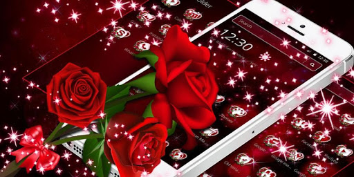 Sparkle Red Rose Theme