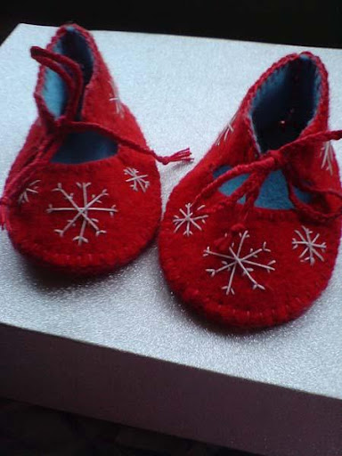 Christmas Baby Shoes