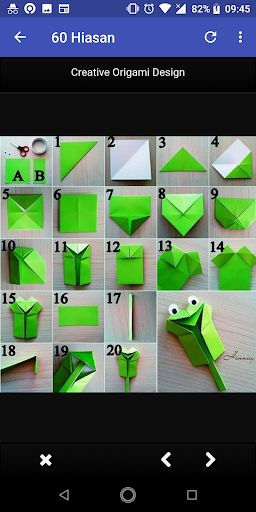 ORIGAMI 3D SENI KREATIF MELIPAT KERTAS JEPANG