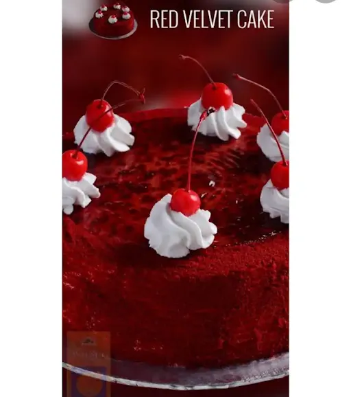 Red Velvet Walnut Cake