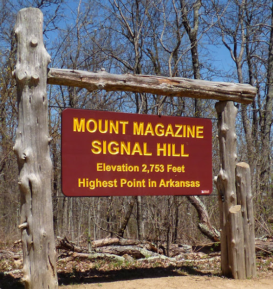 Signal Hill Trail, Highest Point in Arkansas