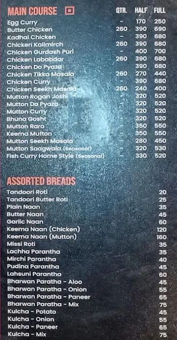 Food Festi menu 