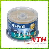 Đĩa Trắng Đĩa Cd Trắng Maxell Hộp 50 Cái Dung Lượng 700Mb