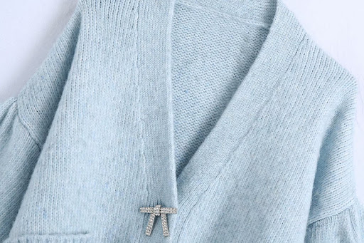 Title 3, Eklenmiş Fener Kılıf Örtü Hardigan Sweater