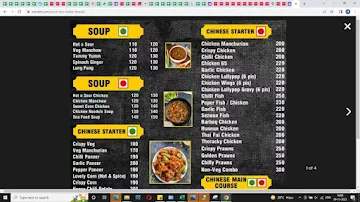 Desi Tadka menu 