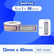 Giấy In Tem Nhiệt Nhãn Dán Máy In Hộp Phấn H11 Tự Dán Không Cần Mực Nhiều Phân Loại Kích Thước