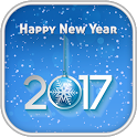 New Year 2017 Zipper Lock icon