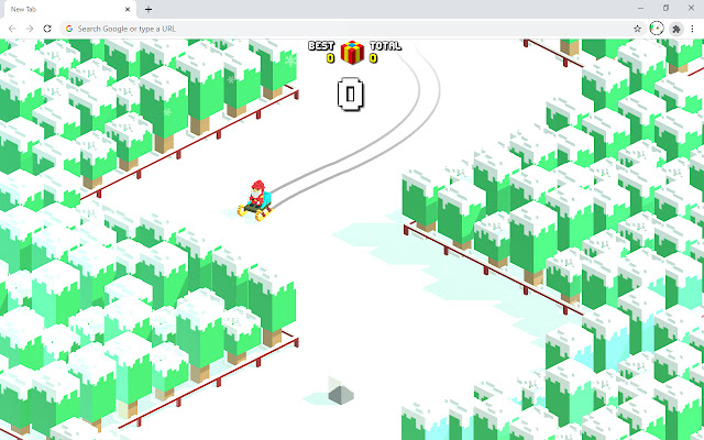 Sliding Santa Clause Game chrome extension