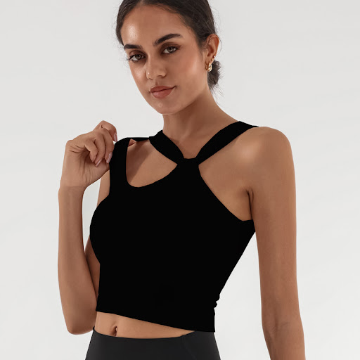 Title 16, Yoga Vest Naked Women Skin-friendly Sports Top ...