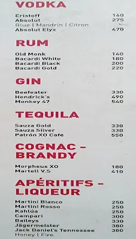 Monkey Bar menu 1